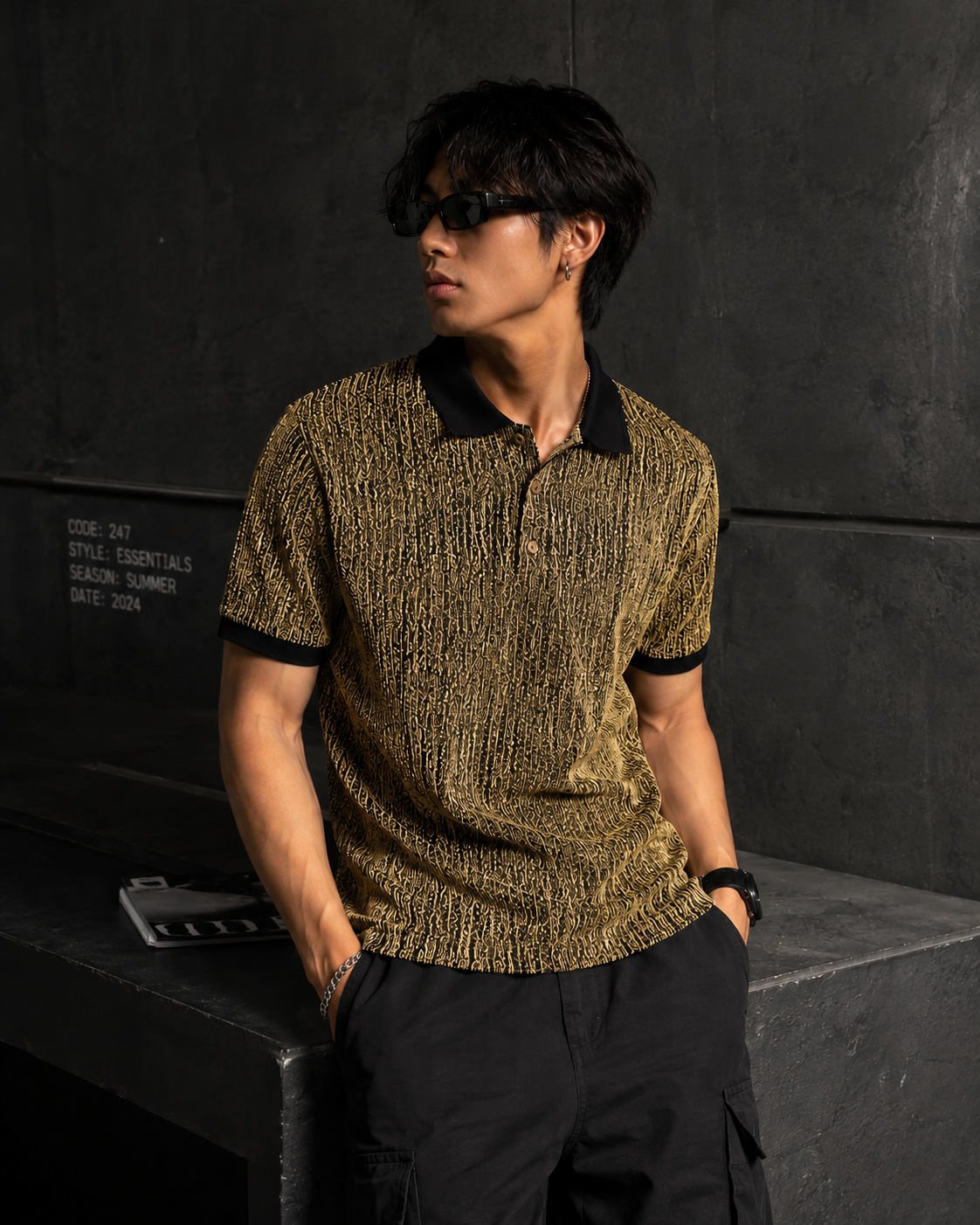 CAIRO TEXTURE POLO