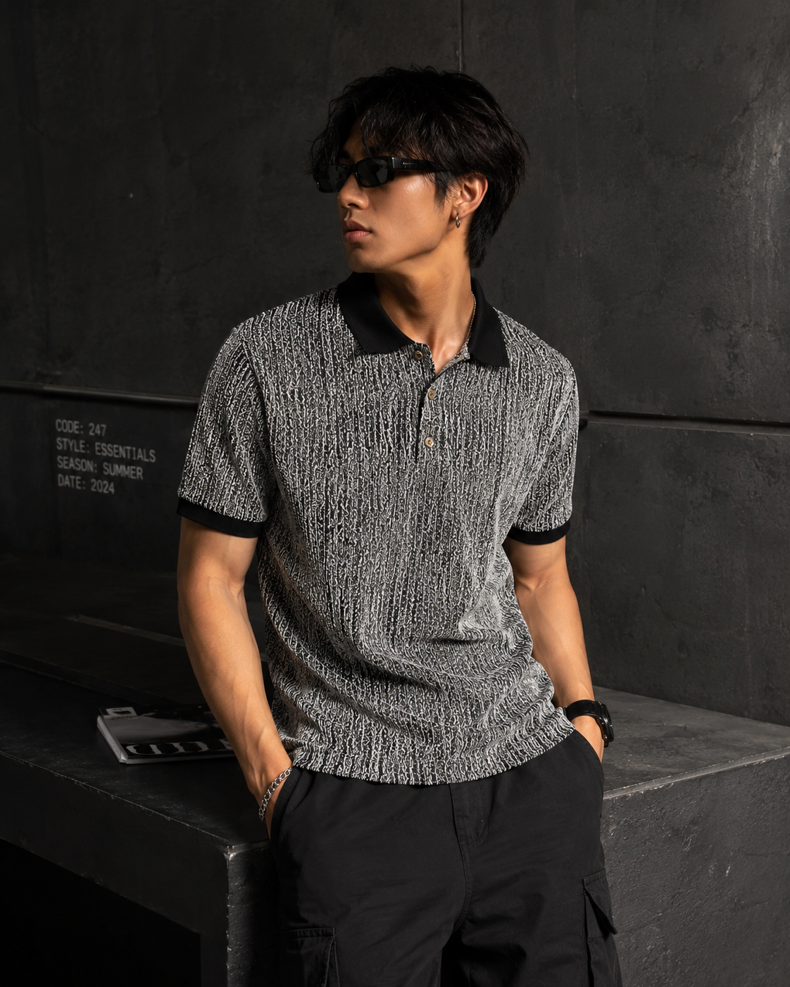 CAIRO TEXTURE POLO