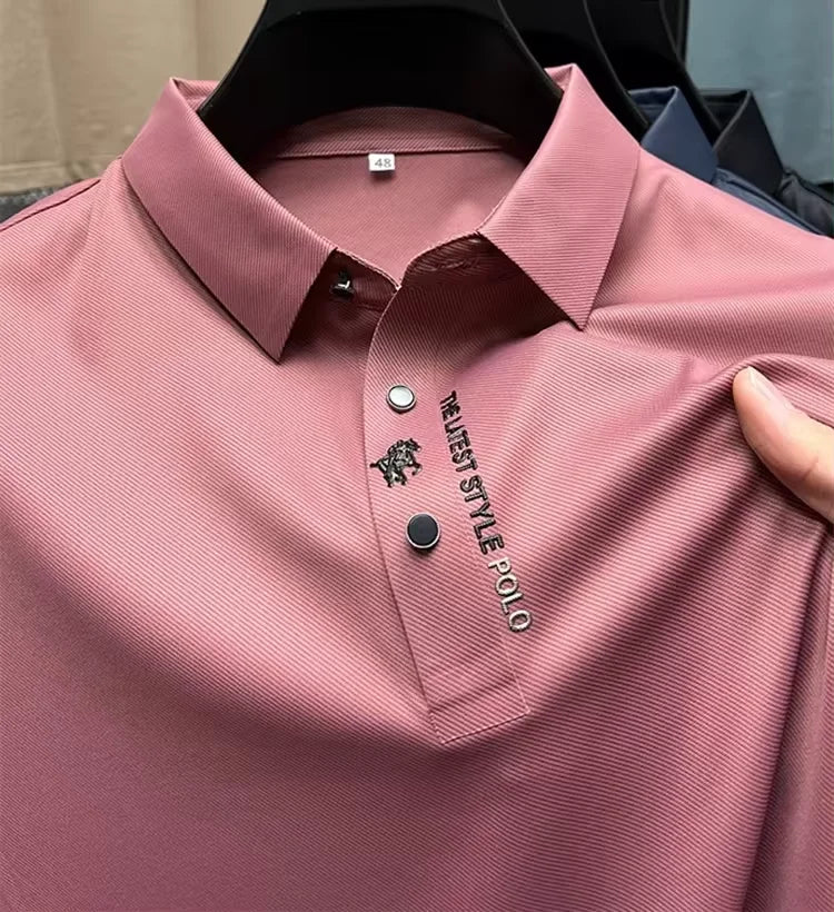 TROY SILK POLO