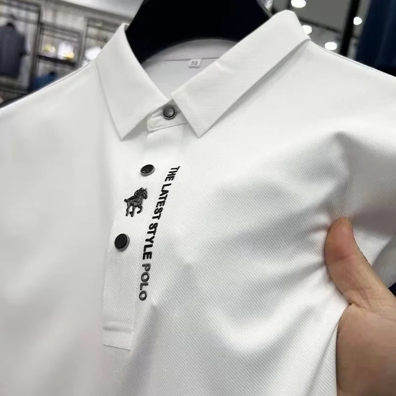 TROY SILK POLO