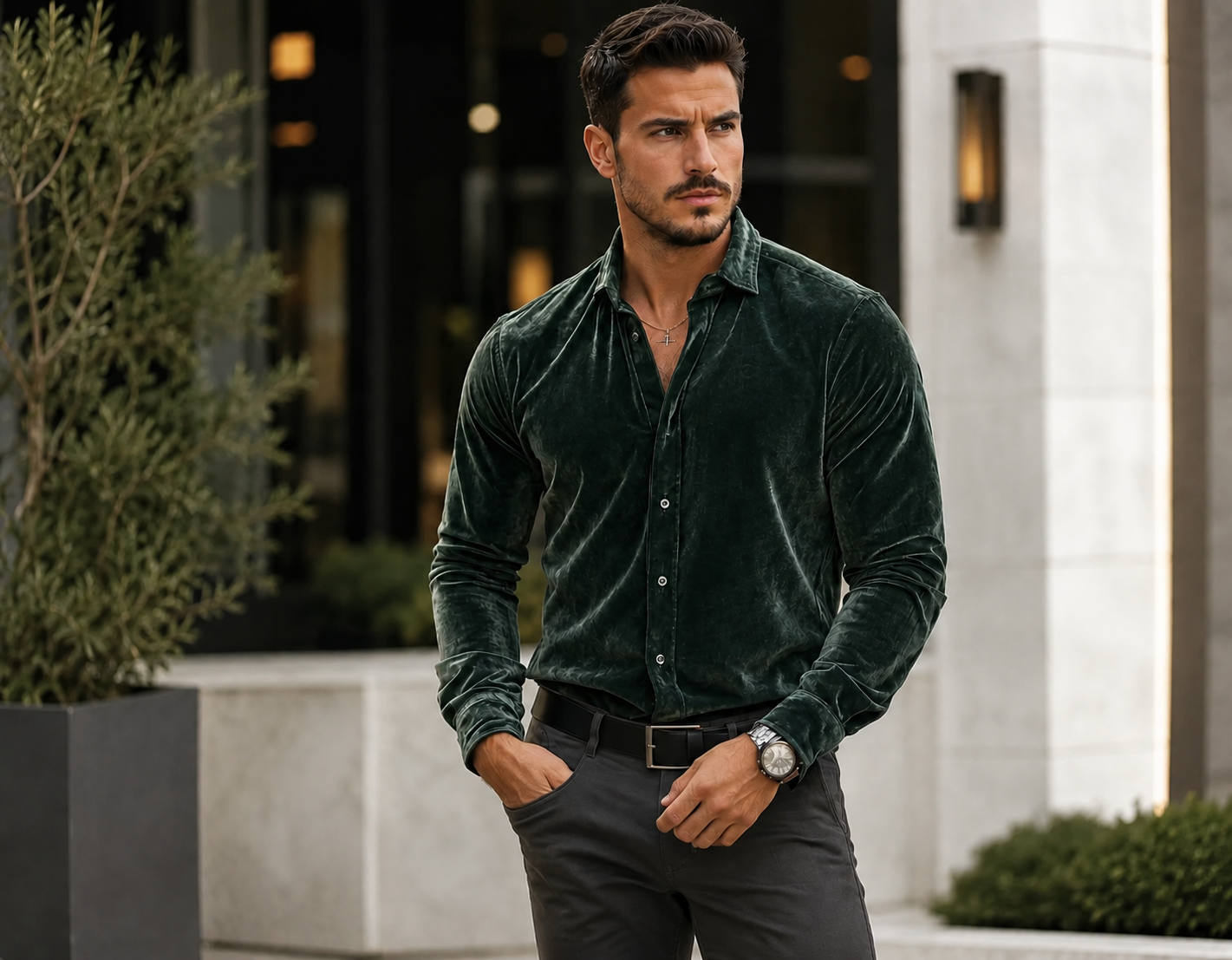 VENETIAN VELVET SHIRT